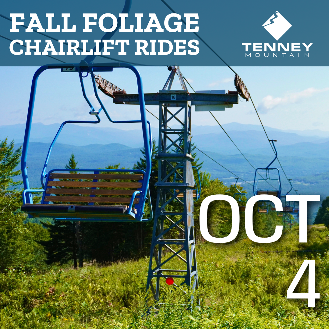 October 4th 2026 - Fall Foliage Chairlift Ride