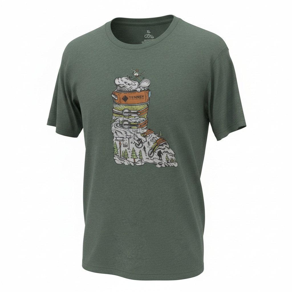 Wild Tribute - Green Boot Tee