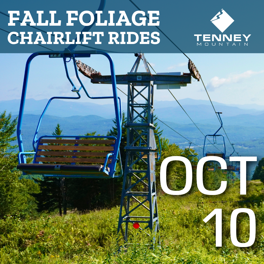 October 10th 2026 - Fall Foliage Chairlift Ride